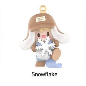 💕 SWEET BEAN “Snowflake” ❄️ Holiday Series Figure ❄️ 🆕OPENED box 🟥 POP MART 🟥